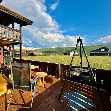 Indoor Hot Tub, Views & Nature, Cosy Family At Filefjell Semesterbostad