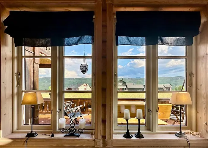 度假居 Indoor Hot Tub, Views & Nature, Cosy Family At Filefjell Tyinkrysset