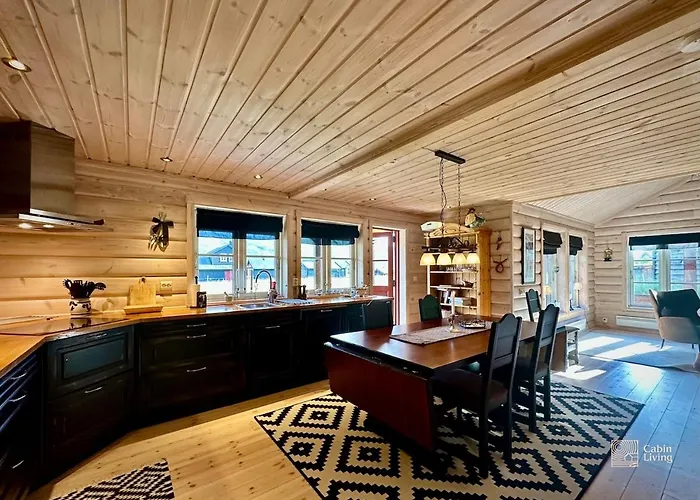 Indoor Hot Tub, Views & Nature, Cosy Family At Filefjell Tyinkrysset