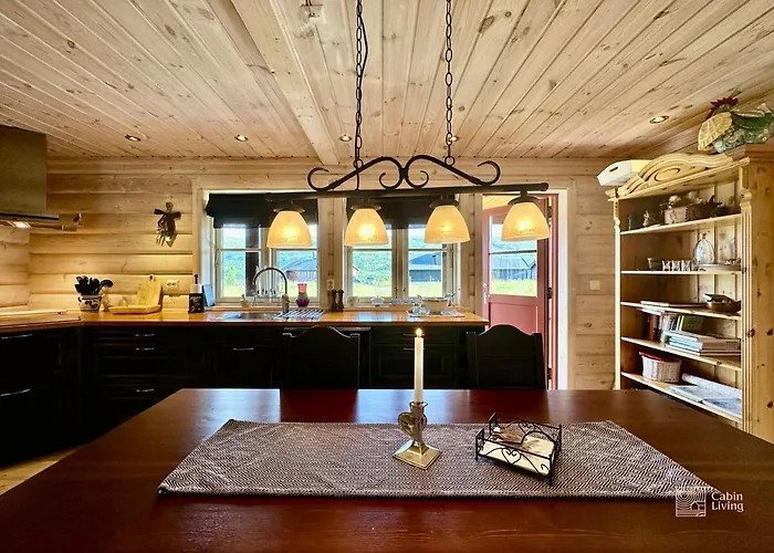 Indoor Hot Tub, Views & Nature, Cosy Family At Filefjell 度假居